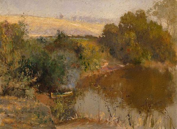 Walter Withers The Yarra below Eaglemont oil painting picture